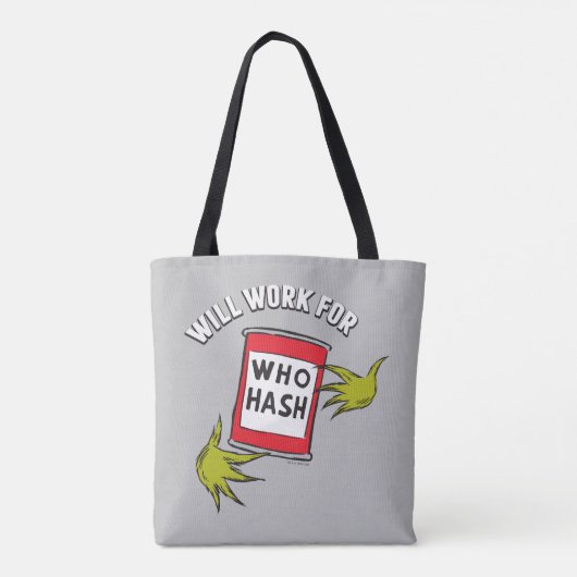 Classic Grinch | Wird funktionieren für wen Hash-Z Tasche (Rückseite)