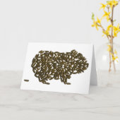 Classic Guinea Pig Karte (Gelbe Blume)