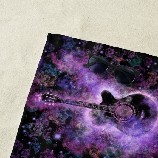 Classic Guitar Beach Handtuch (Beispiel)