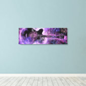 Classic Guitar Canvas Print Leinwanddruck (Insitu (Holzboden))