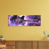 Classic Guitar Canvas Print Leinwanddruck (Insitu (Wohnzimmer))
