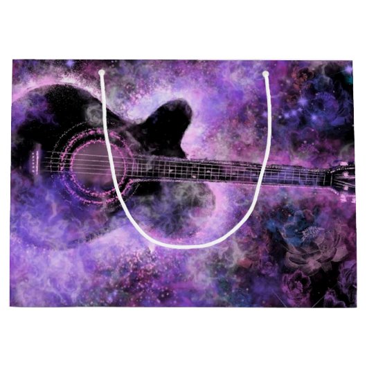 Classic Guitar Gift Bag Große Geschenktüte (Vorderseite)