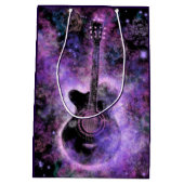 Classic Guitar Gift Bag Mittlere Geschenktüte (Rückseite)