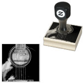classic guitar gift for dad gummistempel (Stempel)