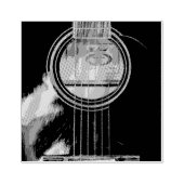 classic guitar gift for dad gummistempel (Prägung)