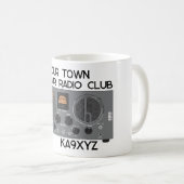 Classic Hallicrafters S 20R Radio Receiver Kaffeetasse (VorderseiteRechts)