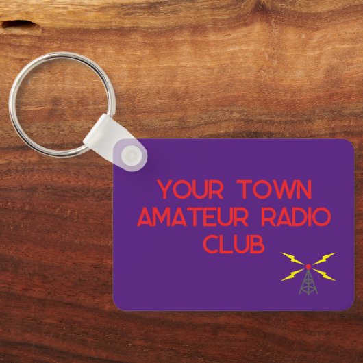 Classic Hallicrafters S 20R Radio Receiver Schlüsselanhänger (Rückseite)