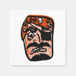Classic Halloween Pirate Serviette