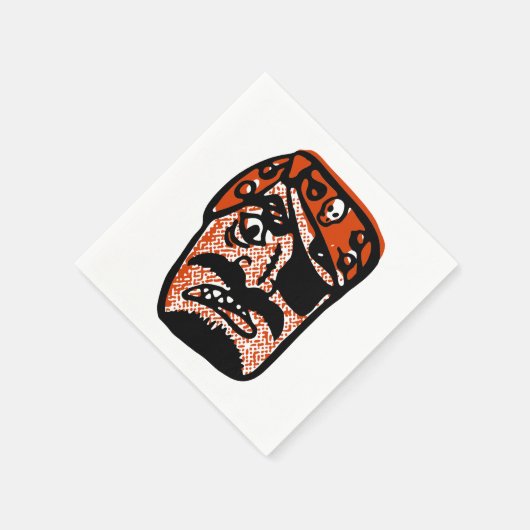 Classic Halloween Pirate Serviette (Ecke)