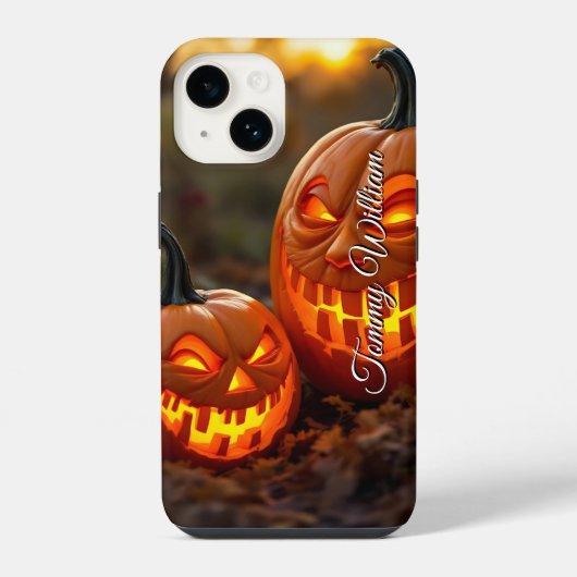 Classic Halloween Pumpkin iPhone Hülle (Rückseite)
