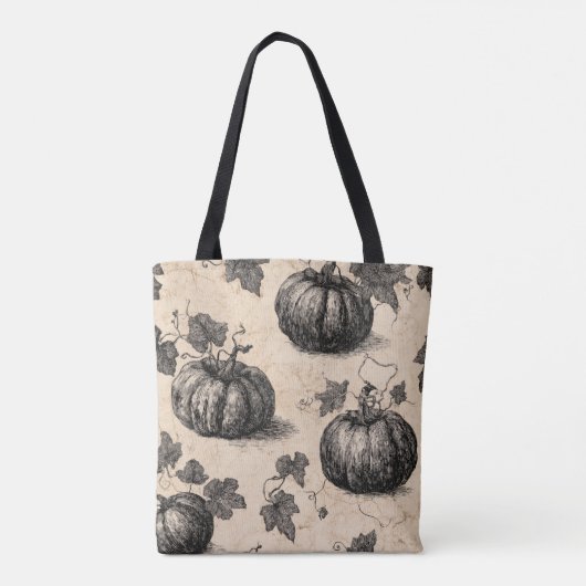 Classic Halloween Pumpkins Tasche (Rückseite)