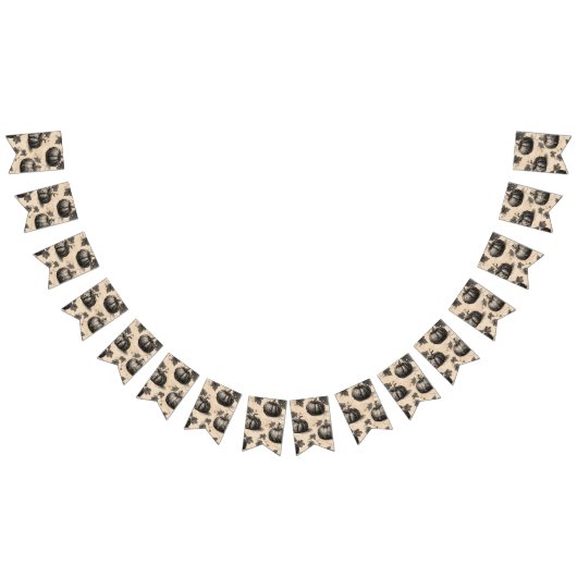 Classic Halloween Pumpkins Wimpelkette (Alle)