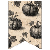 Classic Halloween Pumpkins Wimpelkette (Zweite Fahne)