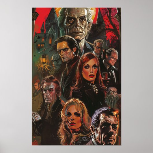 Classic Hammer Horror Films Movie Poster (Vorne)