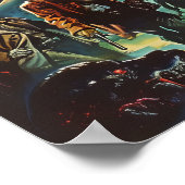 Classic Hammer Horror Films Movie Poster (Ecke)