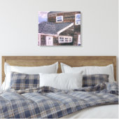 Classic Hamptons House by Aaron Monet Leinwanddruck (Insitu (Schlafzimmer))