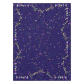 Classic Happy New Year - Confetti und Party Hats Tischdecke (Vorderseite)