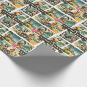 Classic Hawaiian Aloha Gift Wrap Geschenkpapier (Ecke)