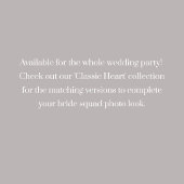 Classic Heart Bridesmaid Gift Tragetasche