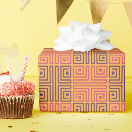 Classic Heartfelt Chic Whimsical Mummy Birthday Geschenkpapier (Geburtstagsparty)