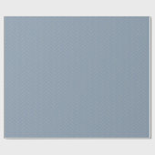 Classic Herringbone Dusty Blue Pattern Geschenkpapier (Flach)