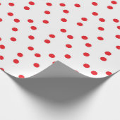 Classic Holiday Birthday Dots Geschenkpapier (Ecke)