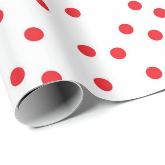 Classic Holiday Birthday Dots Geschenkpapier (Rolleneckpunkt)