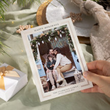 Classic Holiday Foto Card