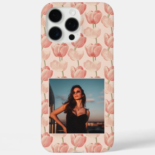 Classic Holiday Gift Tulip Flower Photo  Case-Mate iPhone Hülle (Rückseite)