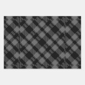 Classic Holiday Green Checkered Pattern  Geschenkpapier Set (Vorderseite)