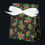 Classic Holiday Green Holly Red Berries Muster Geschenkschachtel<br><div class="desc">Moderne Weihnachtszeit Holly Beries und Blätter Muster. Erhältlich bei Produkten wie Verpackungen und Papiertaschentuch,  Rücksendeadressen-Aufkleber,  Geschenktafeln,  Taschen und Greifkästen,  Aufklebern und Bändern.</div>