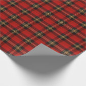 Classic Holiday Plaid Geschenkpapier (Ecke)