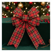Classic Holiday Plaid Satinband