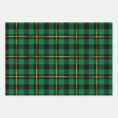 Classic Holiday Red Green Kariert Christmas Einfac Geschenkpapier Set (Vorderseite 3)