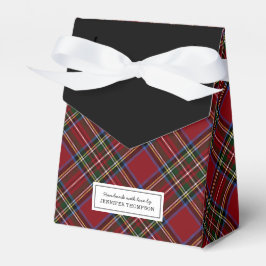 Classic Holiday Red Tartan Geschenk Geschenkschachtel