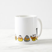 Classic Hollywood Monsters Candy Corn Coffee Tasse (VorderseiteRechts)