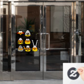Classic Hollywood Monsters Candy Corn Fensteraufkleber (Büro Tür)