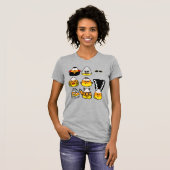Classic Hollywood Monsters Candy Corn T - Shirt (Vorne ganz)