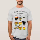 Classic Hollywood Monsters Candy Corn T-Shirt (Vorderseite)