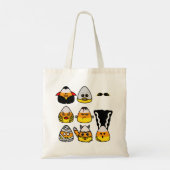 Classic Hollywood Monsters Candy Corn Tote Bag Tragetasche (Rückseite)
