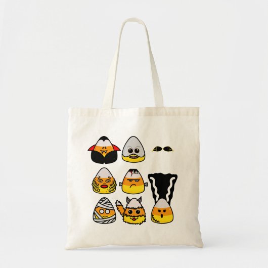 Classic Hollywood Monsters Candy Corn Tote Bag Tragetasche (Vorne)