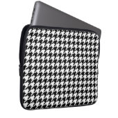 Classic Houndstooth Neopren Laptopschutzhülle (Vorne Rechts)