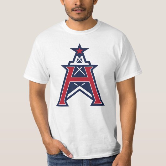 Classic Houston Roughnecks Merch T-Shirt (Vorderseite)