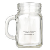 Classic Howling Wolf Mason Jar Einmachglas (Rückseite)