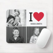 Classic I Heart Foto Mouse Pad Mousepad (Mit Mouse)