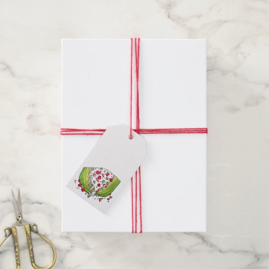 Classic Iceberg Lettuce Wedge Salad Food Feinschme Geschenkanhänger (Mit Garn)