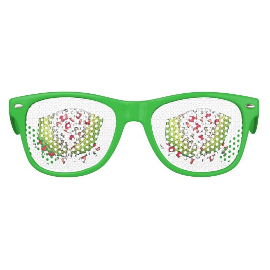 Classic Iceberg Lettuce Wedge Salad Food Feinschme Partybrille (Vorderseite)