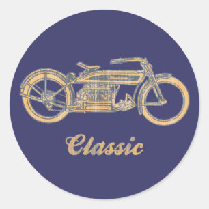Classic II Runder Aufkleber