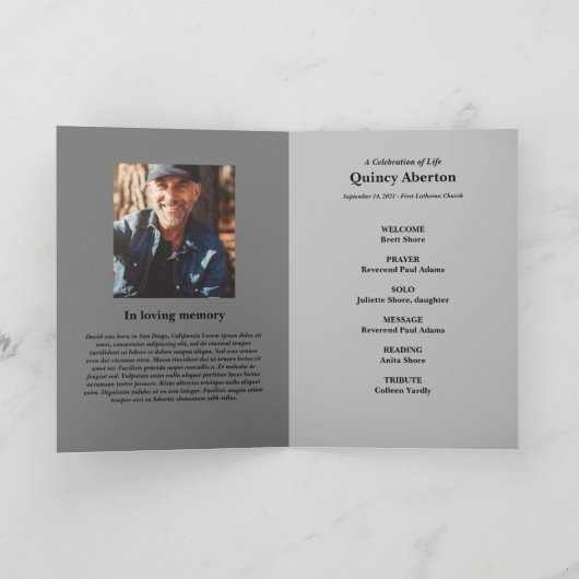 Classic in Love Memory Memorial Program Programm (Innenseite)