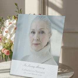 Classic In Loving Memory Funeral Pedestal Sign Sockelschild